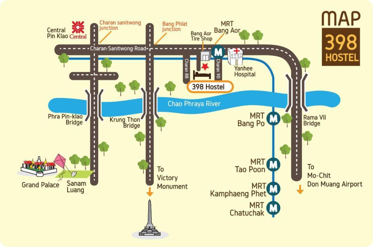 398 Hostel กรุงเทพมหานคร ภายนอก รูปภาพ